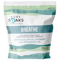 Pure Soaks Bath Therapy Salts - Breathe 2kg